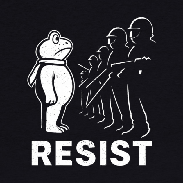 Resist-Frog-Political-Activist-portland-frog by ArtistTee ⭐⭐⭐⭐⭐