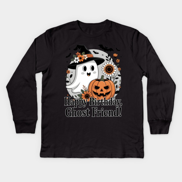 Halloween Spirit Kids Long Sleeve T-Shirt by norhando