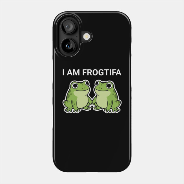 I Am Frogtifa – Funny Frog Meme Protest Parody Phone Case by ArtistTee ⭐⭐⭐⭐⭐