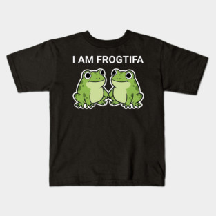 I Am Frogtifa – Funny Frog Meme Protest Parody Kids T-Shirt