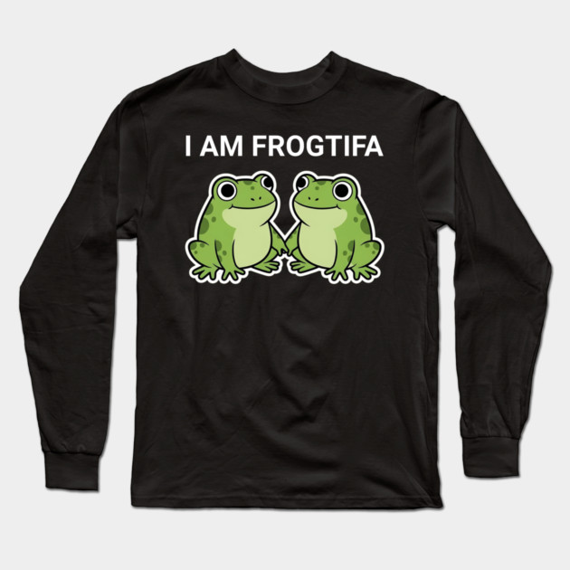 I Am Frogtifa – Funny Frog Meme Protest Parody Long Sleeve T-Shirt by ArtistTee ⭐⭐⭐⭐⭐
