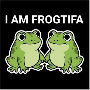 I Am Frogtifa – Funny Frog Meme Protest Parody Posters and Art