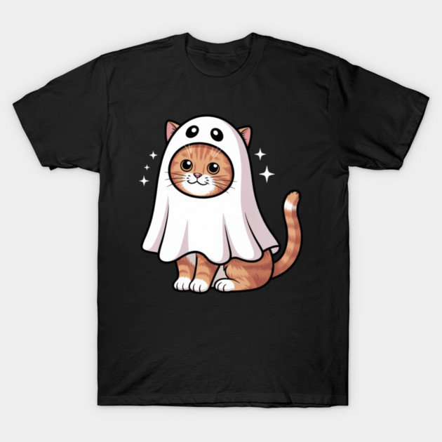 Halloween-Cat T-Shirt by Creatifly Graphic Tees