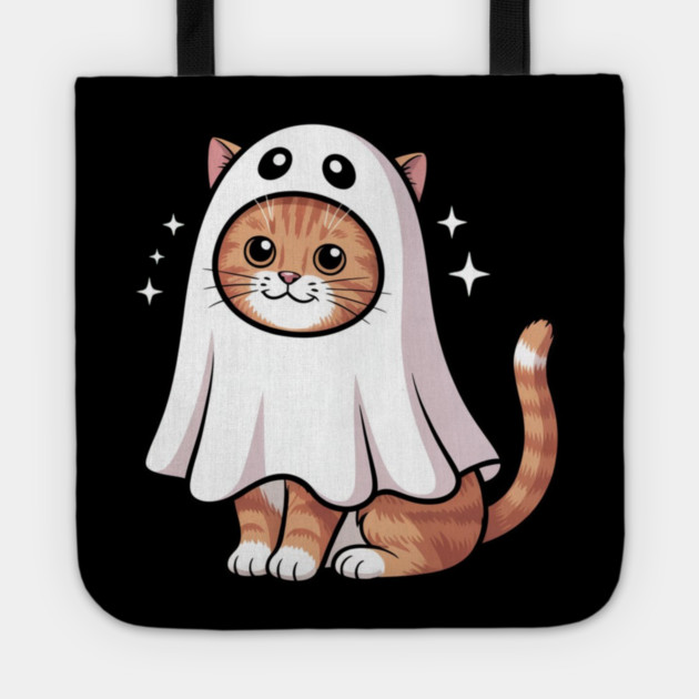 Halloween-Cat Tote by Creatifly Graphic Tees