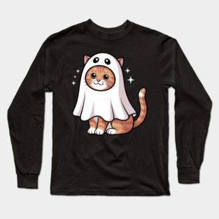 Halloween-Cat Long Sleeve T-Shirt
