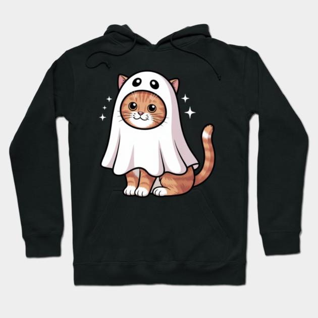 Halloween-Cat Hoodie by Creatifly Graphic Tees