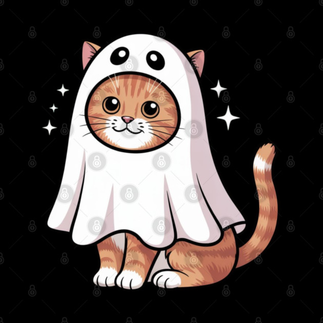 Halloween-Cat by Creatifly Graphic Tees