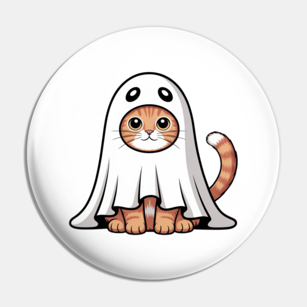 Halloween-Cat Pin by Creatifly Graphic Tees