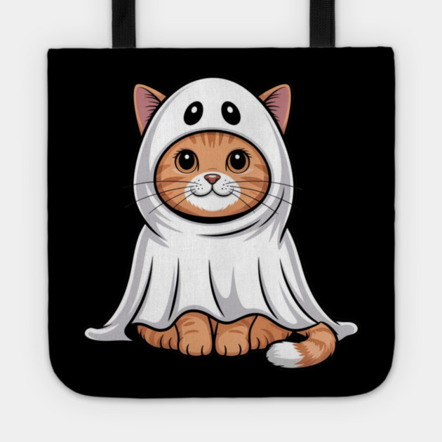 Halloween-Cat Tote by Creatifly Graphic Tees
