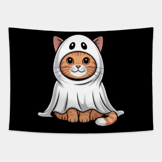 Halloween-Cat Tapestry by Creatifly Graphic Tees