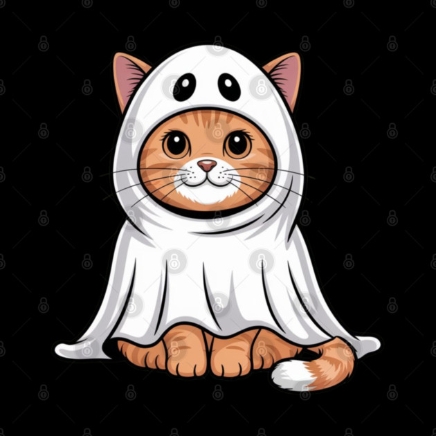 Halloween-Cat by Creatifly Graphic Tees