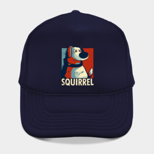 Squirrel Golden Retriever // Obama Hope, Dog for President, Elections Hat