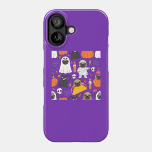 Halloween-Pug Phone Case