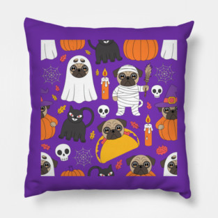 Halloween-Pug Pillow