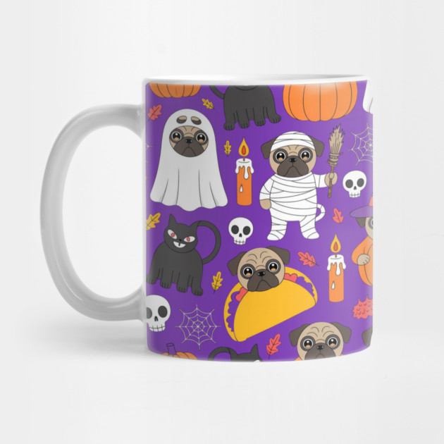 Halloween-Pug by Creatifly Graphic Tees