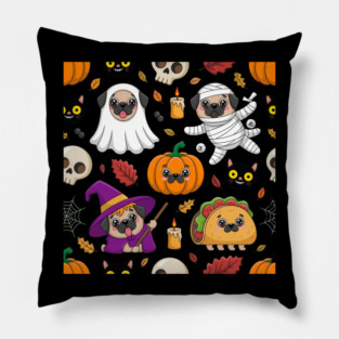 Halloween-Pug Pillow