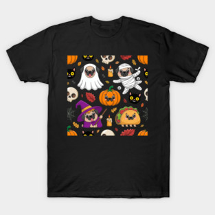 Halloween-Pug T-Shirt