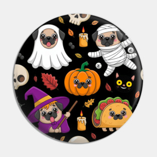 Halloween-Pug Pin