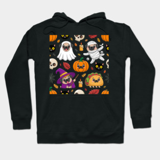 Halloween-Pug Hoodie
