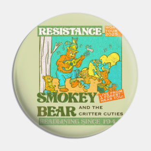 smokey the bear resist Pin