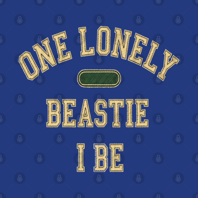 Beastie I Be Tee - One Lonely Monster Humorous Apparel by OUTFITPAW