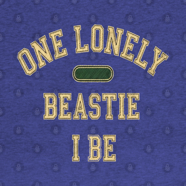Beastie I Be Tee - One Lonely Monster Humorous Apparel by OUTFITPAW
