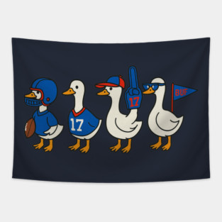 Buffalo-bills Silly Goose Mafia Go Bills Tapestry
