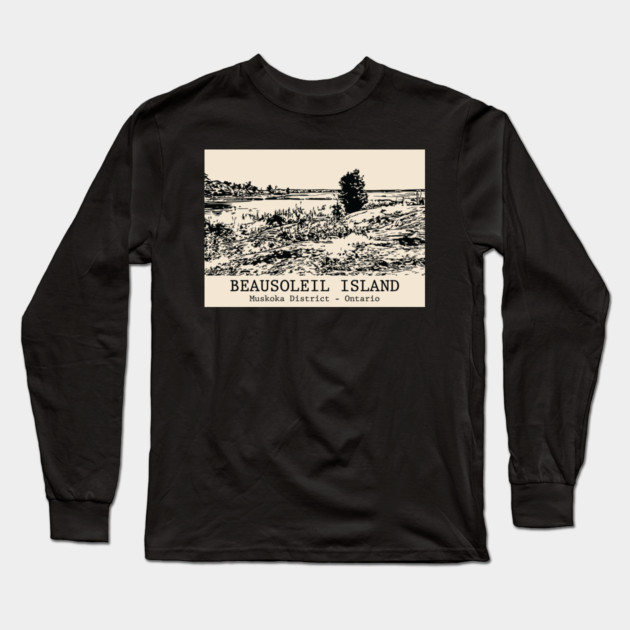 Beausoleil Island - Muskoka ON Long Sleeve T-Shirt by Lakeric