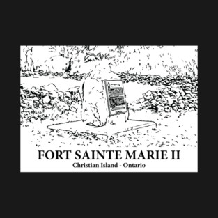 Fort Sainte Marie II - Christian Island ON T-Shirt