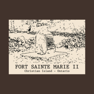 Fort Sainte Marie II - Christian Island ON T-Shirt