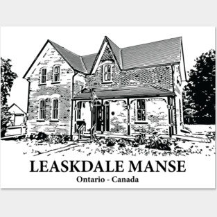Leaskdale Manse - Ontario Posters and Art