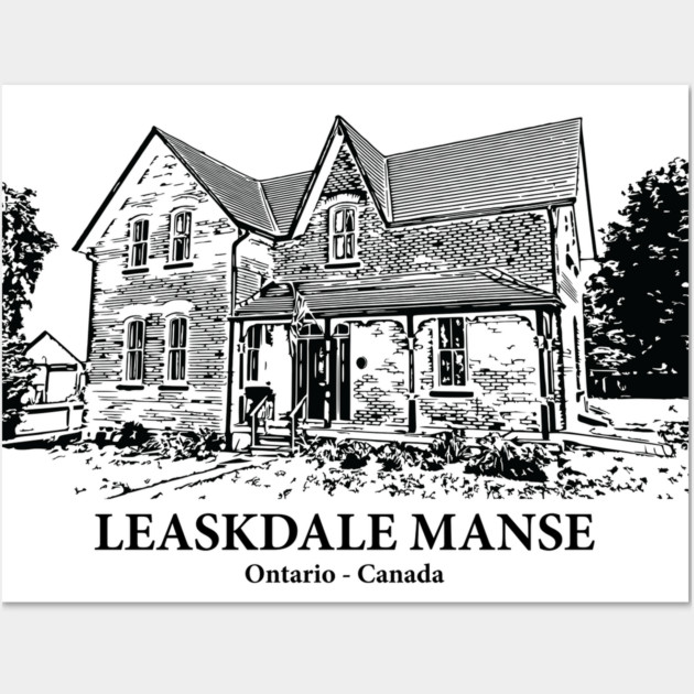 Leaskdale Manse - Ontario Wall Art by Lakeric