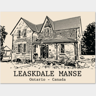 Leaskdale Manse - Ontario Posters and Art