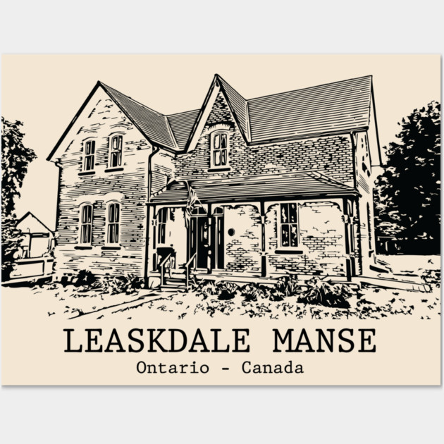 Leaskdale Manse - Ontario Wall Art by Lakeric