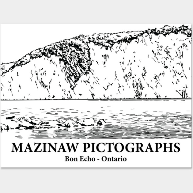 Mazinaw Pictographs - Bon Echo ON Wall Art by Lakeric
