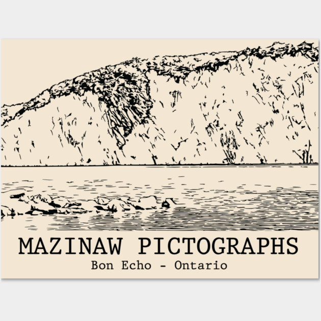 Mazinaw Pictographs - Bon Echo ON Wall Art by Lakeric