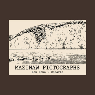 Mazinaw Pictographs - Bon Echo ON T-Shirt