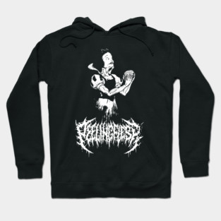 peeling design a name flesh Hoodie