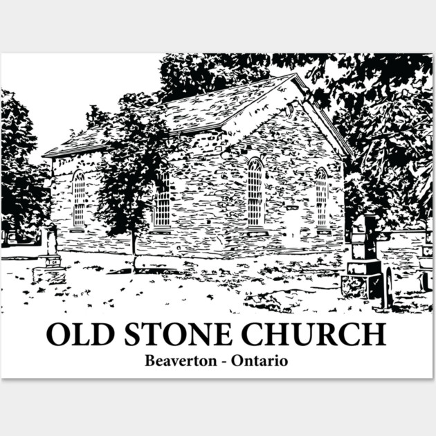Old Stone Church - Beaverton ON Wall Art by Lakeric