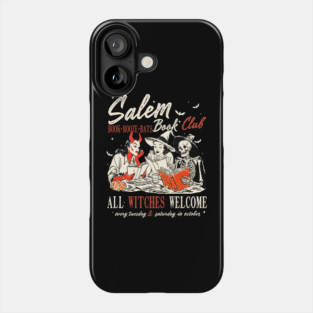 Salem Book Club Feminist Witch Phone Case