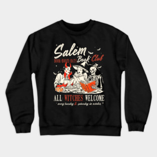 Salem Book Club Feminist Witch Crewneck Sweatshirt