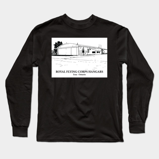 Royal Flying Corps Hangars - Essa ON Long Sleeve T-Shirt by Lakeric