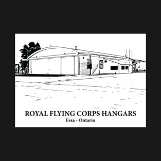 Royal Flying Corps Hangars - Essa ON T-Shirt