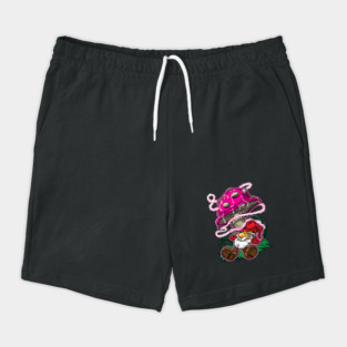 Trippy Mushroom Gnome Shorts
