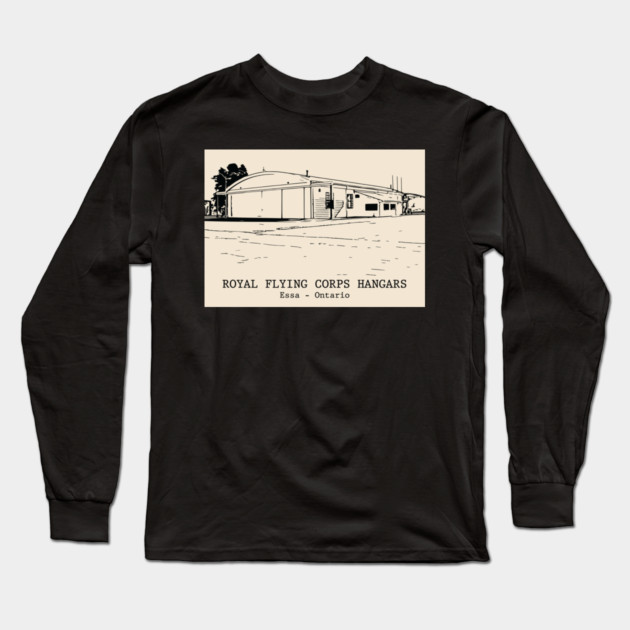 Royal Flying Corps Hangars - Essa ON Long Sleeve T-Shirt by Lakeric