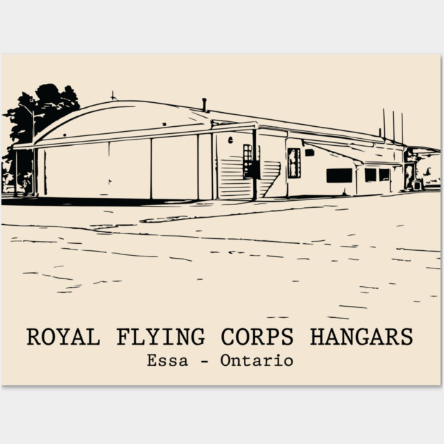 Royal Flying Corps Hangars - Essa ON Wall Art by Lakeric