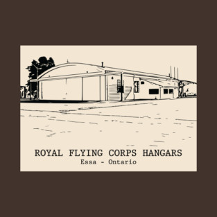 Royal Flying Corps Hangars - Essa ON T-Shirt