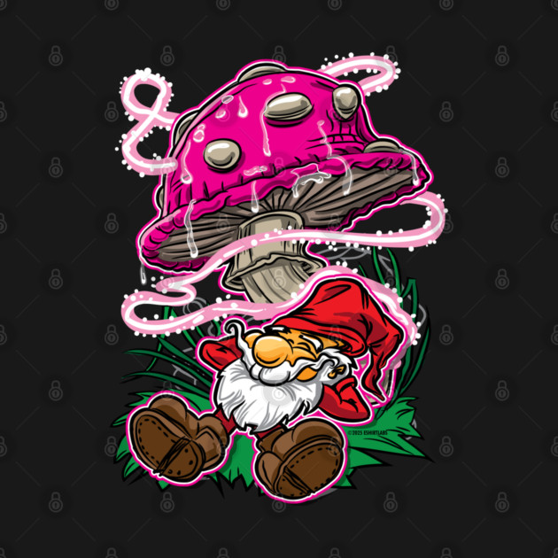 Mystic Shroom Gnome by eShirtLabs