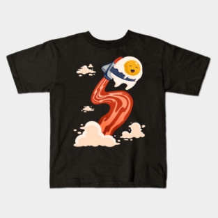 Cholesterol Sky High for a funny breakfast Kids T-Shirt