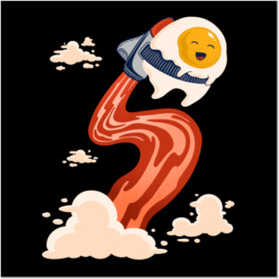 Cholesterol Sky High for a funny breakfast Posters and Art